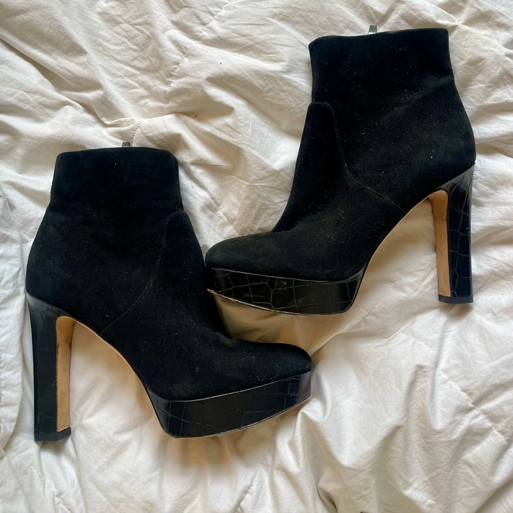 Via Spiga Heeled Suede Boots -Size 7 Women’s